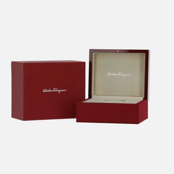 Sale! Ferragamo Womens Rose Gold 40mm Strap Fashion Watch - Picture 4 of 4